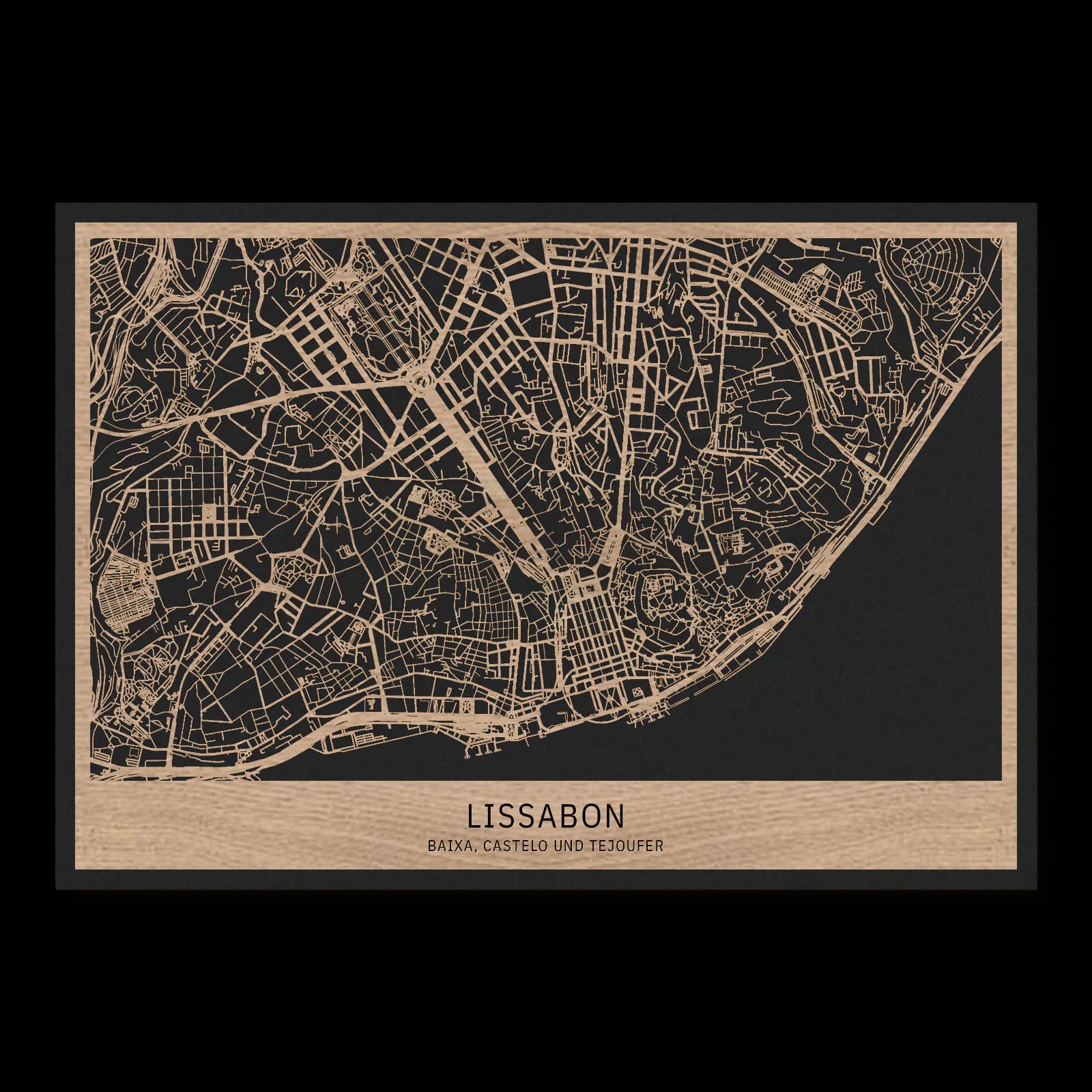 Lissabon – Baixa, Castelo und Tejoufer