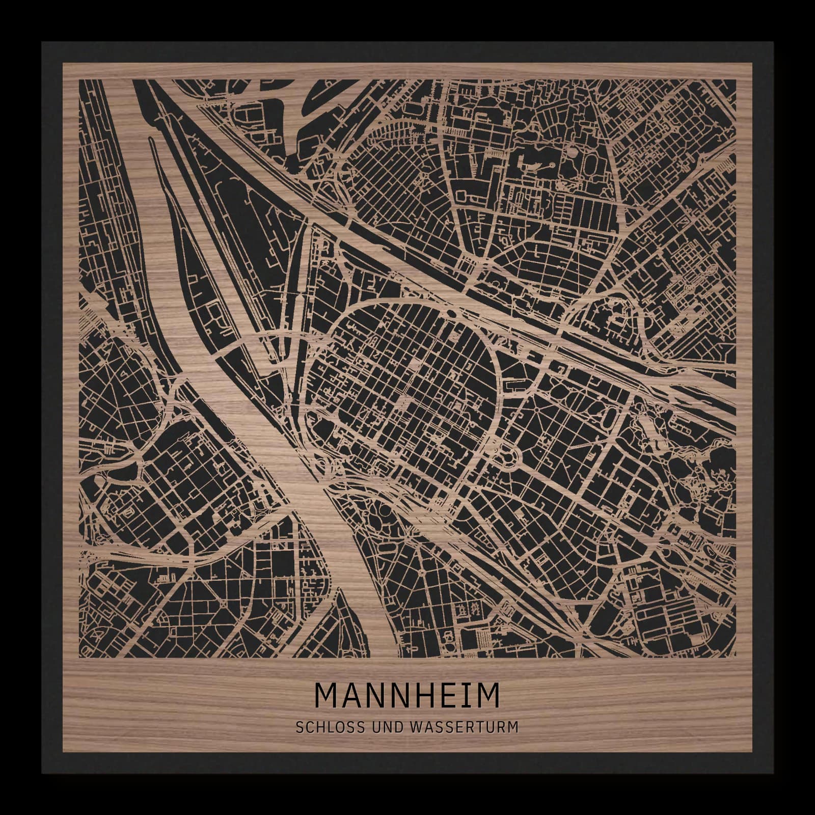 Mannheim – Quadrate, Schloss und Wasserturm